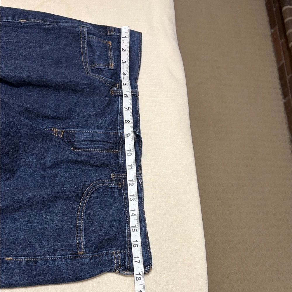 Old Navy “The Flirt” Dark Blue Denim Cutoff Shorts, Size 12. - Picture 7 of 9